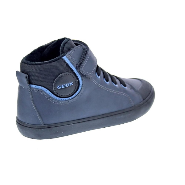 Botines Geox zapatos Niño modelo Gisli Boy Azul Elástico