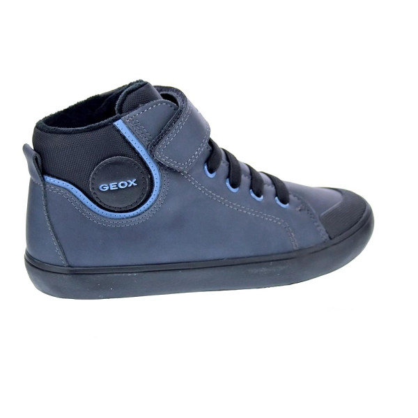 Botines Geox zapatos Niño modelo Gisli Boy Azul Elástico