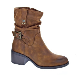 Botines Mtng zapatos Mujer modelo Persea Marrón Cremallera 2