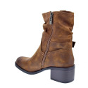 Botines Mtng zapatos Mujer modelo Persea Marrón Cremallera