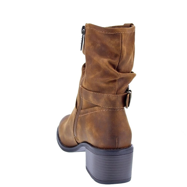 Botines Mtng zapatos Mujer modelo Persea Marrón Cremallera