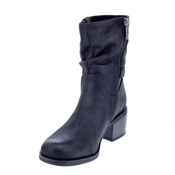 Botines Mtng zapatos Mujer modelo Persea Negro Cremallera