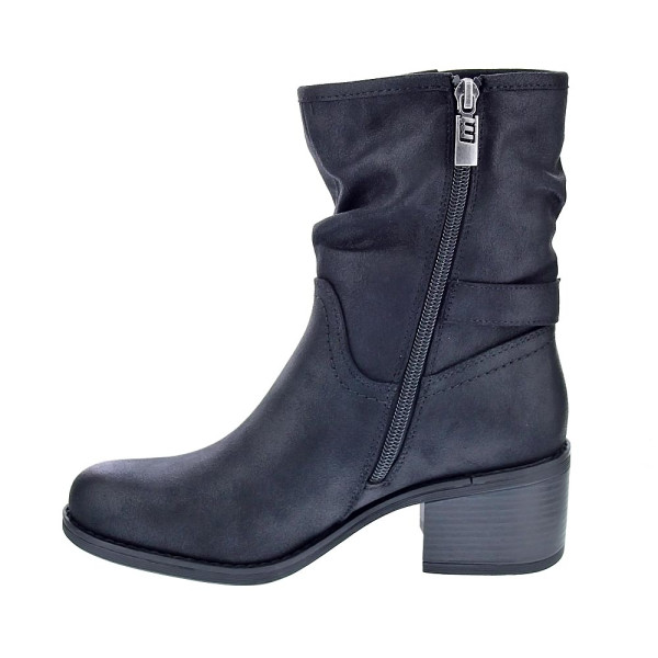 Botines Mtng zapatos Mujer modelo Persea Negro Cremallera