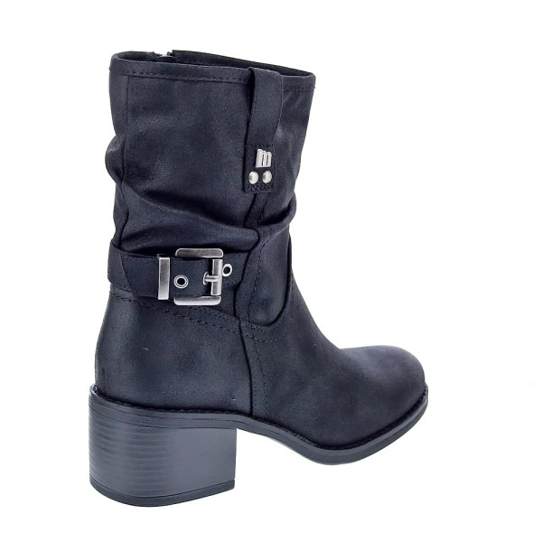 Botines Mtng zapatos Mujer modelo Persea Negro Cremallera