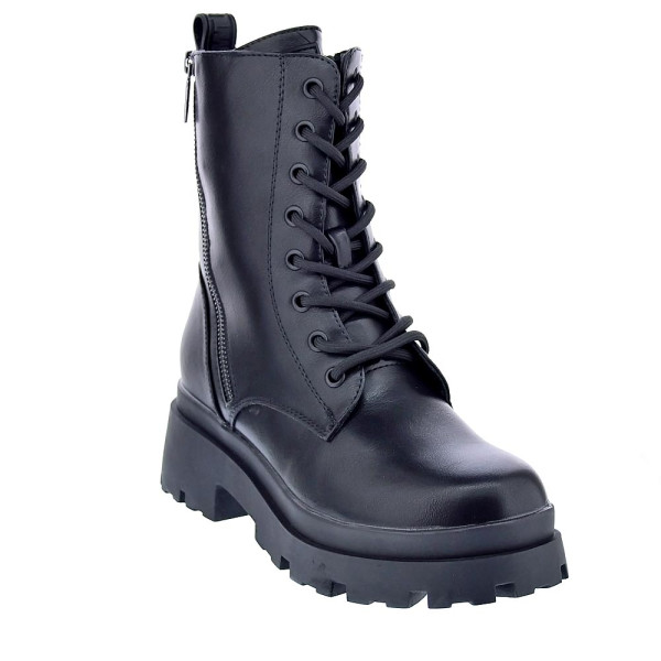 Botines Mtng zapatos Mujer modelo Mission Cremallera Cordón Negro 