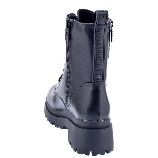 Botines Mtng zapatos Mujer modelo Mission Cremallera Cordón Negro 