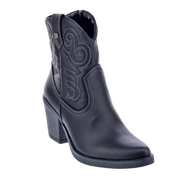 Botines Mtng zapatos Mujer modelo Tijuana Negro Cremallera