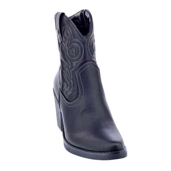 Botines Mtng zapatos Mujer modelo Tijuana Negro Cremallera