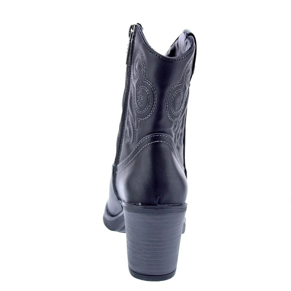 Botines Mtng zapatos Mujer modelo Tijuana Negro Cremallera