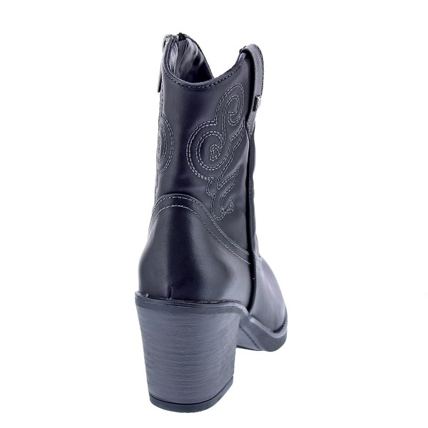 Botines Mtng zapatos Mujer modelo Tijuana Negro Cremallera