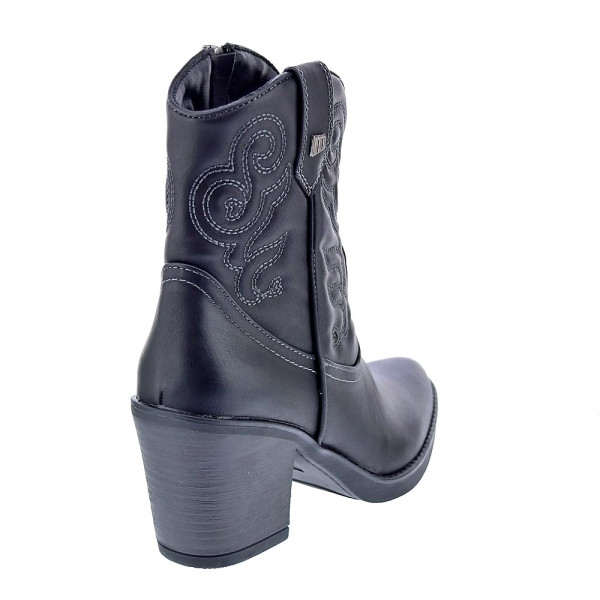 Botines Mtng zapatos Mujer modelo Tijuana Negro Cremallera