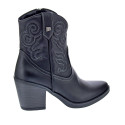 Botines Mtng zapatos Mujer modelo Tijuana Negro Cremallera