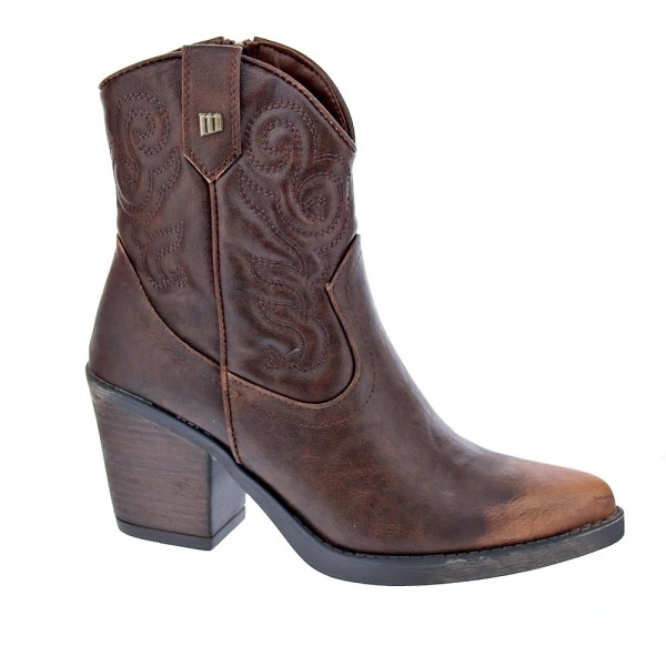 Botines Mtng zapatos Mujer modelo Tijuana Marrón Cremallera