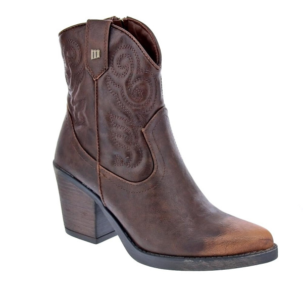 Botines Mtng zapatos Mujer modelo Tijuana Marrón Cremallera