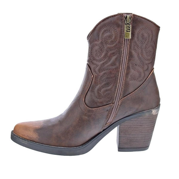 Botines Mtng zapatos Mujer modelo Tijuana Marrón Cremallera