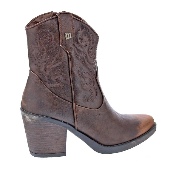 Botines Mtng zapatos Mujer modelo Tijuana Marrón Cremallera