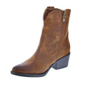 Botines Mtng zapatos Mujer modelo Tanubis Marrón Cremallera