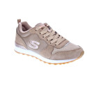 Zapatillas Skechers zapatos Mujer modelo Street Beige Cordón