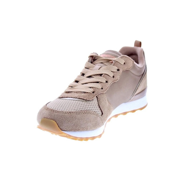 Zapatillas Skechers zapatos Mujer modelo Street Beige Cordón