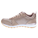Zapatillas Skechers zapatos Mujer modelo Street Beige Cordón