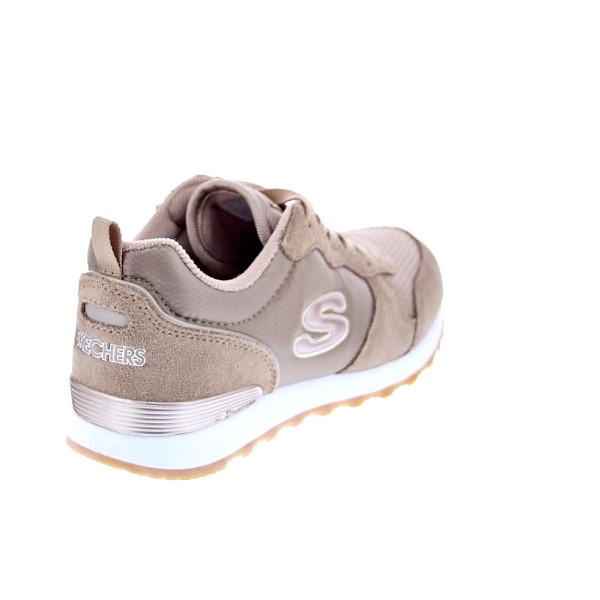 Zapatillas Skechers zapatos Mujer modelo Street Beige Cordón