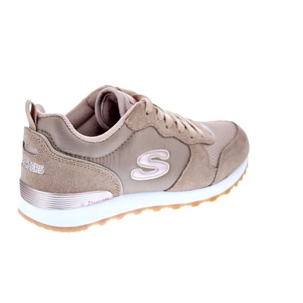Zapatillas Skechers zapatos Mujer modelo Street Beige Cordón