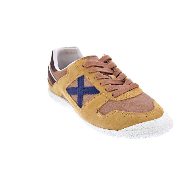 Zapatillas Munich zapatos Hombre modelo Goal 1600 Marrón Cordón