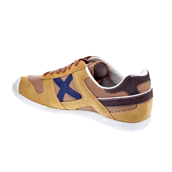 Zapatillas Munich zapatos Hombre modelo Goal 1600 Marrón Cordón