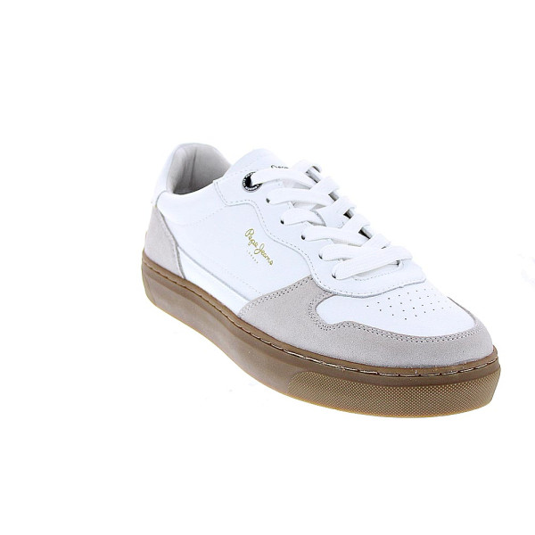 Zapatillas Pepe Jeans zapatos Hombre modelo Camden One Blanco Cordón