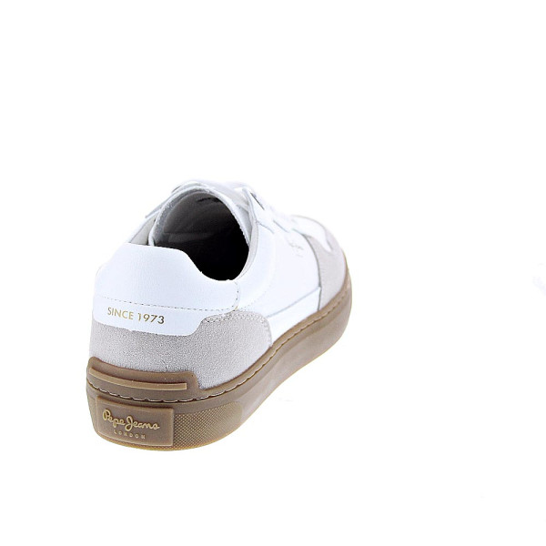 Zapatillas Pepe Jeans zapatos Hombre modelo Camden One Blanco Cordón