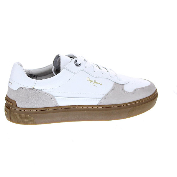 Zapatillas Pepe Jeans zapatos Hombre modelo Camden One Blanco Cordón