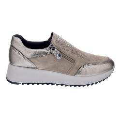 Zapatillas Imac zapatos Mujer modelo 657610 Beige Cremallera