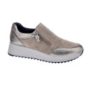 Zapatillas Imac zapatos Mujer modelo 657610 Beige Cremallera