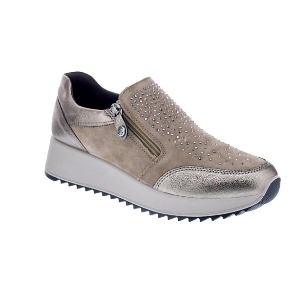 Zapatillas Imac zapatos Mujer modelo 657610 Beige Cremallera