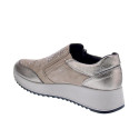 Zapatillas Imac zapatos Mujer modelo 657610 Beige Cremallera