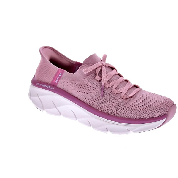 Zapatillas Skechers zapatos Mujer modelo D Lux Walker Rosa Elástico
