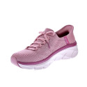 Zapatillas Skechers zapatos Mujer modelo D Lux Walker Rosa Elástico