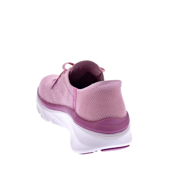 Zapatillas Skechers zapatos Mujer modelo D Lux Walker Rosa Elástico