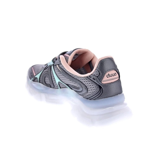 Zapatillas Duuo zapatos Mujer modelo Forrest Gris Cordón