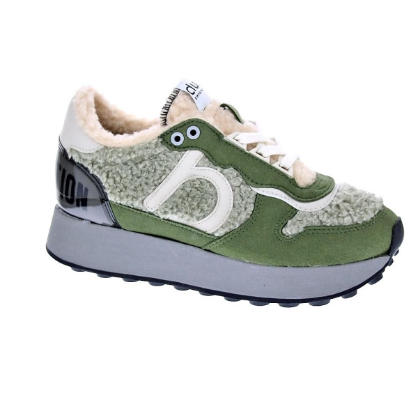 Zapatillas Duuo zapatos Mujer modelo Calma Hight 79 Verde Cordón