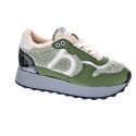 Zapatillas Duuo zapatos Mujer modelo Calma Hight 79 Verde Cordón