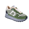 Zapatillas Duuo zapatos Mujer modelo Calma Hight 79 Verde Cordón