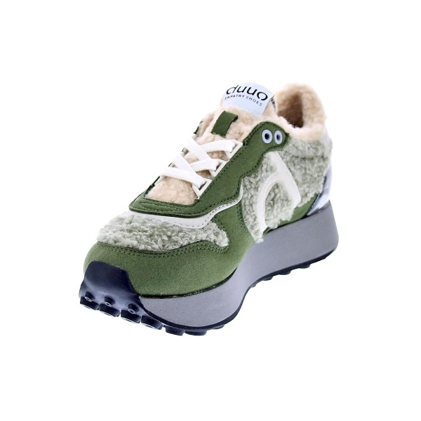 Zapatillas Duuo zapatos Mujer modelo Calma Hight 79 Verde Cordón