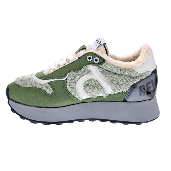 Zapatillas Duuo zapatos Mujer modelo Calma Hight 79 Verde Cordón