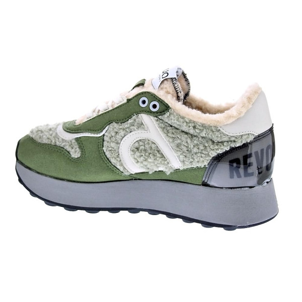 Zapatillas Duuo zapatos Mujer modelo Calma Hight 79 Verde Cordón