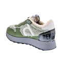 Zapatillas Duuo zapatos Mujer modelo Calma Hight 79 Verde Cordón
