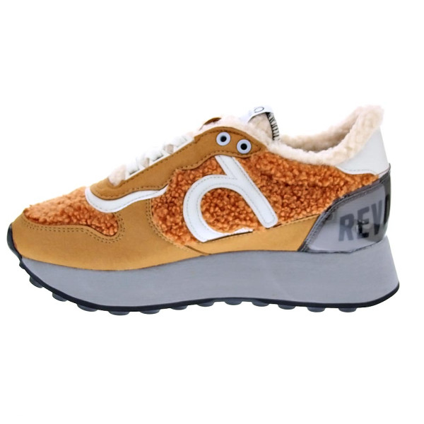 Zapatillas Duuo zapatos Mujer modelo Calma Hight 80 Naranja Cordón