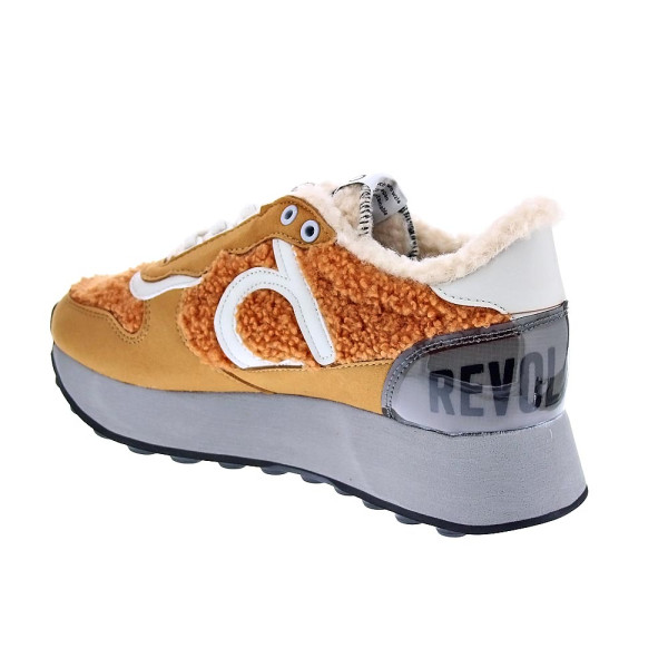 Zapatillas Duuo zapatos Mujer modelo Calma Hight 80 Naranja Cordón