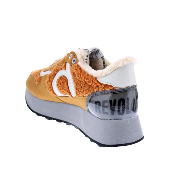 Zapatillas Duuo zapatos Mujer modelo Calma Hight 80 Naranja Cordón