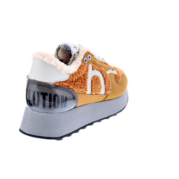 Zapatillas Duuo zapatos Mujer modelo Calma Hight 80 Naranja Cordón